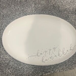 Mud Pie Happy Hanukkah  Beaded Platter